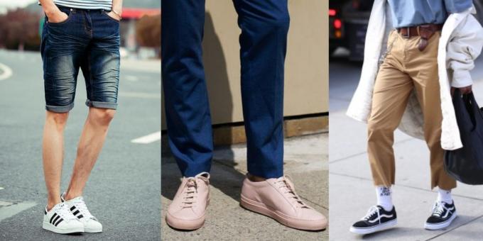 Divatos férfi cipő: old school cipők és cipők