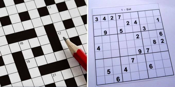 Keresztrejtvények és Sudoku