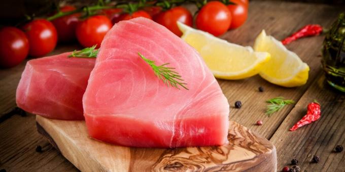 Jódot tartalmazó élelmiszerek: tonhal