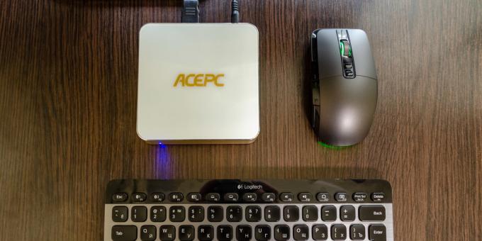 Mini PC AcePC AK7: annak a lehetőségét,