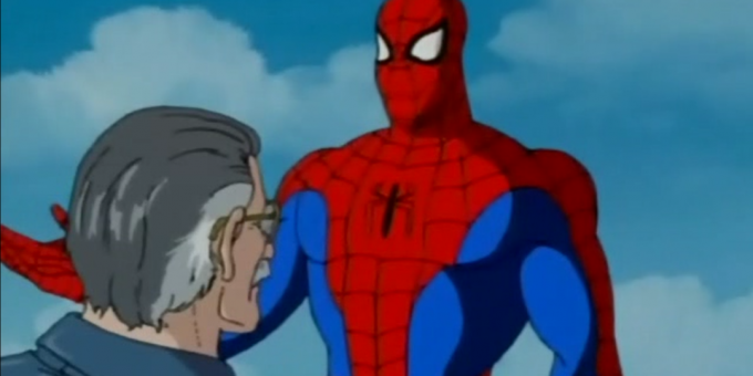 Stan Lee cameo az animációs sorozat "Spider-Man" 1994-ben