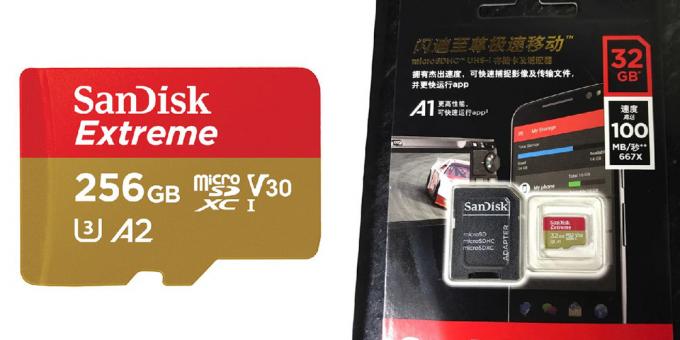 SanDisk memóriakártyák
