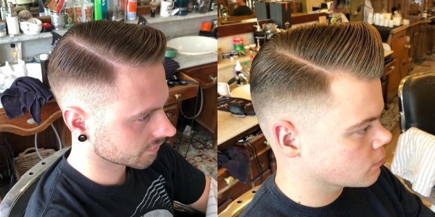 Divatos férfi frizurák klasszikus rajongók: Kanadai