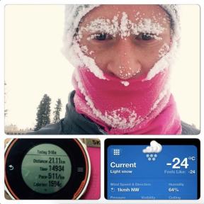 Téli futás Instagram: fotók, amelyek azt bizonyítják, hogy fut a tél még érdekesebb, mint a nyári