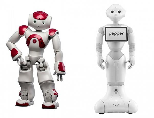 Nao humanoid robotok és Pepper
