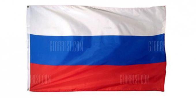 Sport attribútumok: orosz zászló