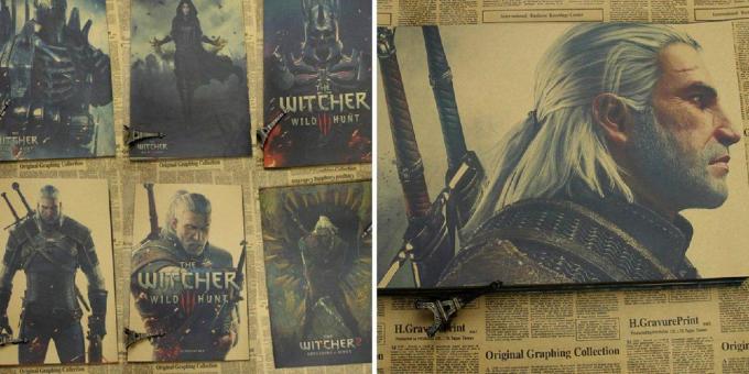plakátok Witcher