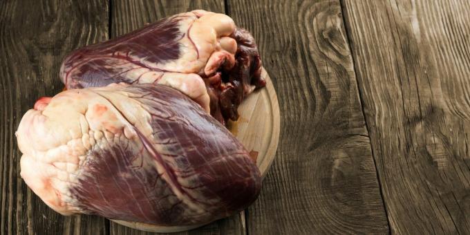 Hogyan és mennyit főzni marhahús szív: hűtött termék