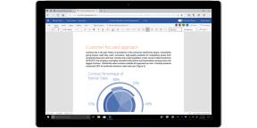 Microsoft Office tesztel egy egyszerűsített kezelőfelület