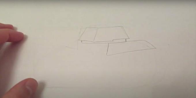 Hogyan rajzoljon egy tankot: ábrázol egy tornyot