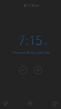 Rise ébresztőóra - a legjobb ébresztőóra iPhone