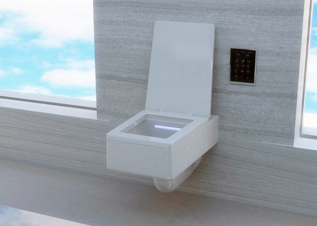 Fürdőszoba a jövő Fürdőszoba: intelligens WC