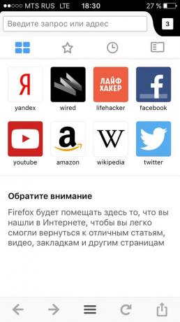 Firefox iOS-re: Share