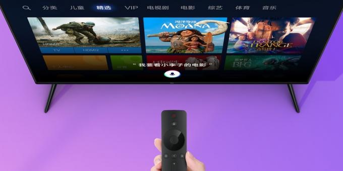 Xiaomi Mi TV 4S: távoli