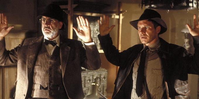 George Lucas: George Lucas, Spielberg felajánlotta, hogy bekerüljenek a telek Indiana Jones apját