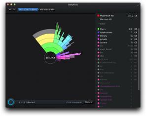 Daisy Disk 3 OS X: update-cél pontozási programot