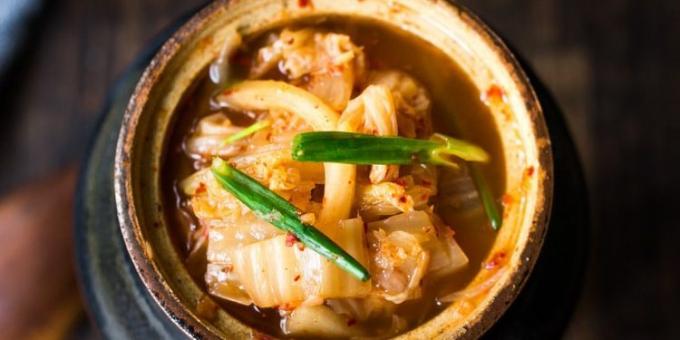 Káposzta koreai „Kimchi”