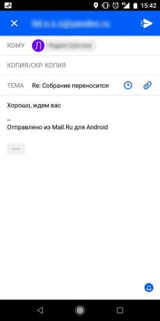 Függelék «Mail.ru Mail”
