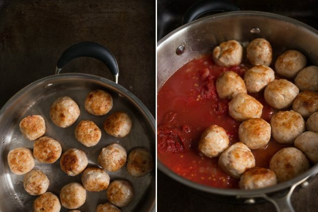 Spagetti húsgombóval: kezdje el elkészíteni a mártást