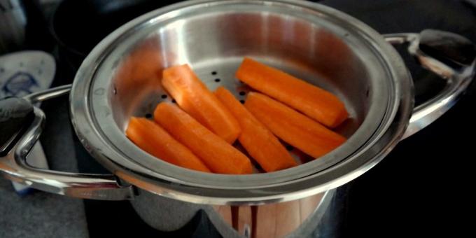 Hogyan és mennyit kell főzni sárgarépa: Gőzölgő