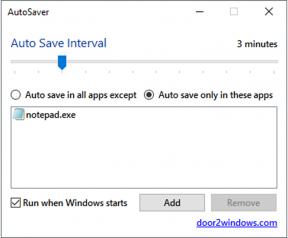 AutoSaver Windows automatikusan elmenti a munkát