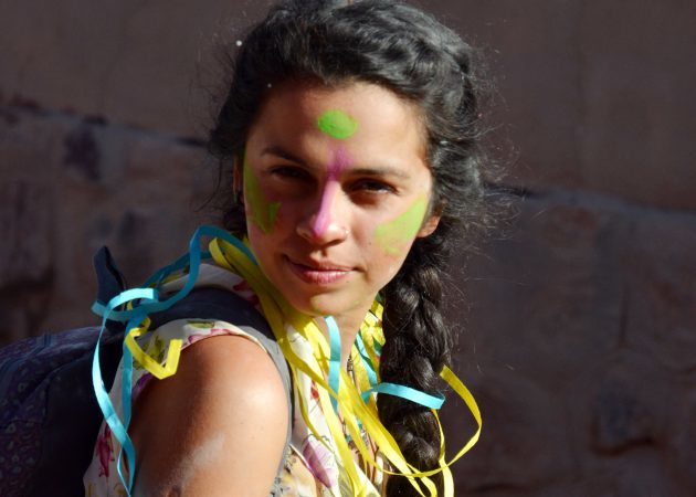 látogatás Argentína: nő a karneválon