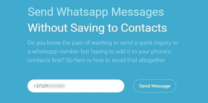 WhatsApp Gyors üzenetek lehetővé teszi, hogy a WhatsApp Messenger kapcsolatok mentés nélkül