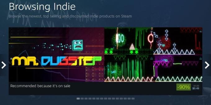 Kövesse az indie-játékokat lehet a Steamen