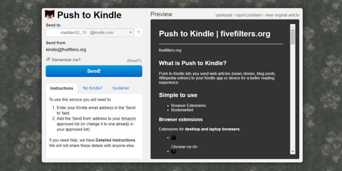 Olvassa el a Kindle e-könyv lehet egy Push to Kindle