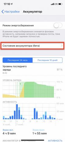 iPhone problémák: az akkumulátor állapota (béta)