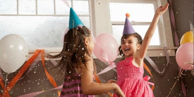Gyermek születésnapi party: készít dance party