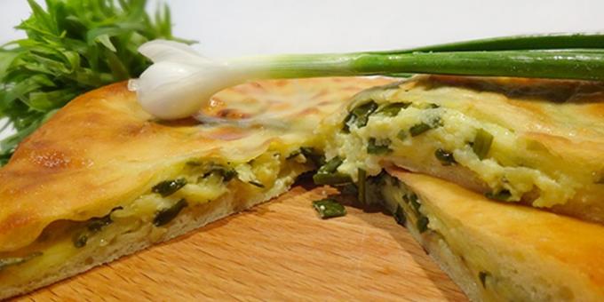 Receptek: oszét pite sajttal és zöldhagymával