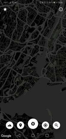 Kartogramtípusok - háttérkép az Android a Google Maps alapján
