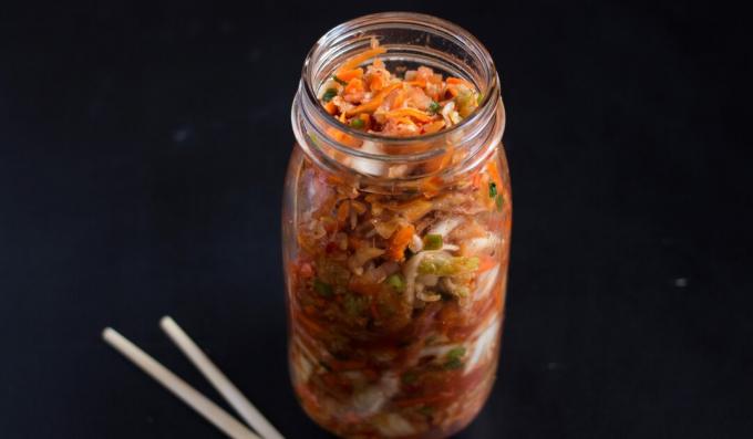 Koreai káposzta kimchi