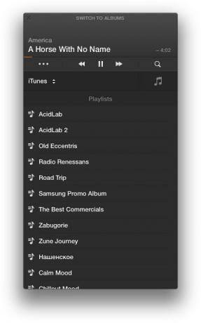 iTunes lejátszási listák