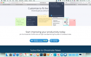 GhostNote - forradalmi zametochnik az OS X, aki érti az összefüggésben a rendszeren belül