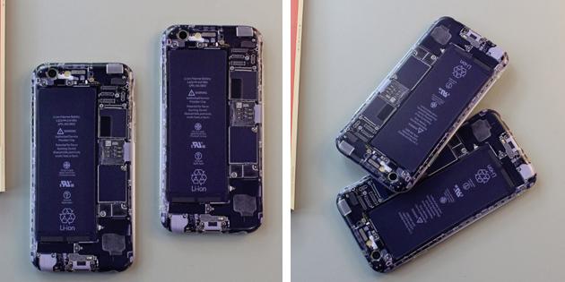A legjobb esetben iPhone: «átlátszó» Case