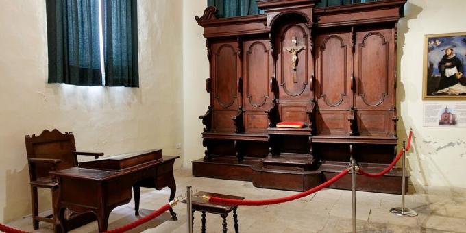 Inkvizíció a középkorban: Törvényszék a máltai Vittoriorosa inkvizítori palotájában