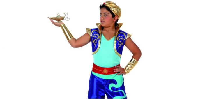 Újévi jelmezek gyerekeknek: Aladdin