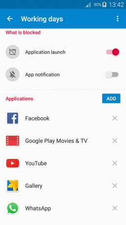 AppBlock: alkalmazások listáját