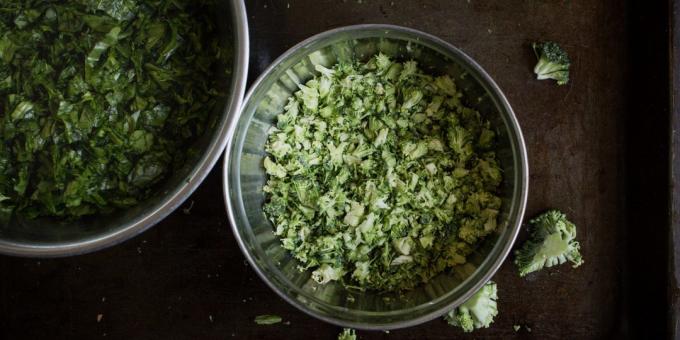 szelet brokkoli brokkoli és a spenót