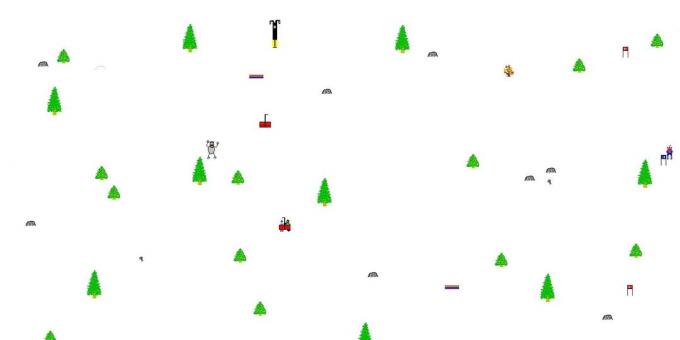 Klasszikus játékok Android és iOS: SkiFree