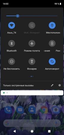 Éjszakai üzemmód Pixel Launcher Androidra
