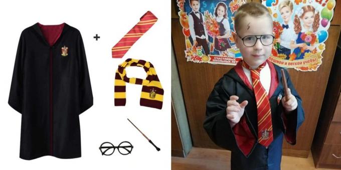 Újévi jelmezek gyerekeknek: Harry Potter