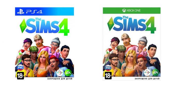 Ajándékok az újév: Sims 4