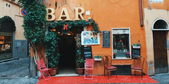 egy olaszországi utazást: Café