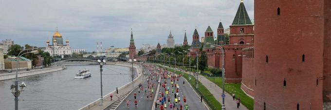 Moszkva Marathon 2015: az útvonal áthalad számos történelmi épület