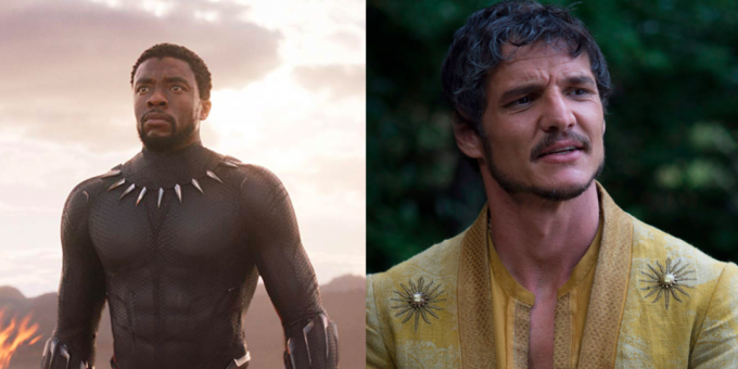 Összehasonlítás karakter "The Avengers" és a "Game of Thrones". Fekete Párduc és Oberyn Martell