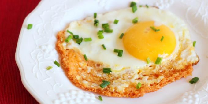 Tojásos ételek: sült tojás