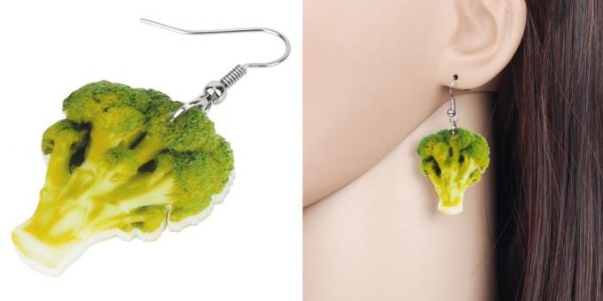 fülbevaló brokkoli